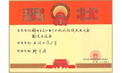 五十萬伏試驗(yàn)線段及成套輸變電設(shè)備特等獎
